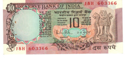 INDIA P81f1 10 RUPEES  ND 1975  LETTER B Signature 15 ( MALHOTRA )    UNC. 2 P.h. - Indien