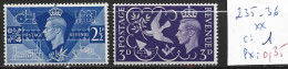GRANDE-BRETAGNE 236-36 ** Côte 1 € - Unused Stamps