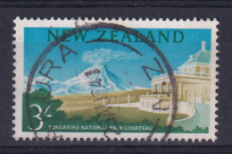 New Zealand: 1960/66   Pictorial   SG799   3/-    Bistre, Blue & Green    Used  - Oblitérés