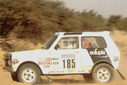 Lada Niva Rally - Rallye Paris-Dakar 1987 - Pilote: Jackie Ickx - 15 X 10 Cms PHOTO - Rallyes