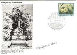 Australia 1982 Glimpses Of Goondiwindi,Statue, Souvenir Signed Cover - Brieven En Documenten