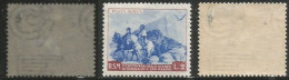 San Marino 1949 Ritirata Di Garibaldi Posta Aerea AirMail Lire 2 MLH*TL - Filigrana Lettere Complete In Basso !!!! - Collezioni & Lotti