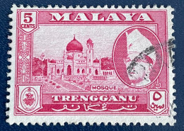 Malaya Trengganu - Maleisië - C4/2 - 1957 - (°)used - Michel 79 - Sultan Ismail & Landmotieven - Trengganu