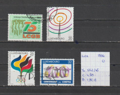 (TJ) Luxembourg 1996 - YT 1342/45 (gest./obl./used) - Gebraucht