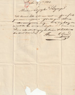 4926 1 Lettre Maison Nationale De Charenton-Lavaur 15-10-1851 Tax 25 Cts  - Other & Unclassified