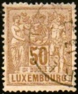 Luxembourg , Luxemburg 1882 , MI 54 B,  ALLEGORIE, OBLITERE, GESTEMPELT - 1882 Allégorie