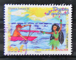 POLYNESIE FRANCAISE - 2008 - N° 861 Dessins D'enfants - Cachet à Date - Oblitérés