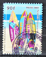 POLYNESIE FRANCAISE - 2007 - N° 799 Planche De Surf - Cachet à Date - Usados