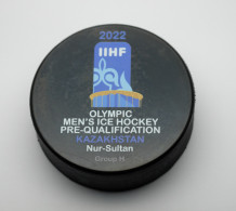 Ice Hockey Puck Beijing, China 2022 Olympic, Men's Pre-qualification Kazakhstan 2020 - Other & Unclassified