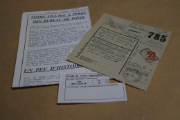 Chemin De Fer,dernier Jour Du Bureau De Poste De Grand-Leez,1939 ,pour Collection - Documents & Fragments