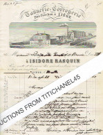 1879 LIEGE - Facture Superbement Illustrée De ISIDORE RASQUIN - Tannerie - Corroyerie Dos-Fanchon à LIEGE - Autres & Non Classés