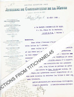 1941 SCLESSIN - Lettre Des ATELIERS DE CONSTRUCTION DE LA MEUSE - Fabrication De Locomotives, Grues, Mélangeurs, Pompes - Autres & Non Classés