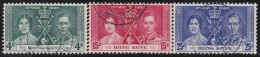 Hong Kong        .   SG    .  137/139    .    O      .   Cancelled - Gebruikt