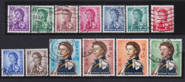 Hong Kong        .   SG    .  13 Stamps     .    O      .   Cancelled - Usados