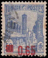 Tunisie 1937 - YT 182 à 183 - Mosquée Halfaouine De Tunis (TP Surchargés) - Oblitérés