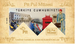 Turkey, Türkei - 2013 - PTT. Stamp Museum Of Collections - 1.Mini S/Sheet & With Serial Numbers (perf.) ** MNH - Ungebraucht