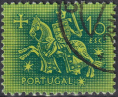 1953 Portugal ° Mi:PT 804, Sn:PT 773, Yt:PT 786, Knight On Horseback (from The Seal Of King Dinis) - Gebruikt