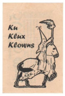 KKK Ku Klux Klan Propaganda FANTASY Ovpt On Genuine 1923 No Serial Number, Small 4 X 2.75 Inches, VF - Valuta Della Confederazione (1861-1864)