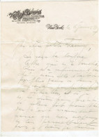 NEW YORK 1927 LETTRE A EN TETE HOTEL BREVOORT COIN DE LA 5° AVENUE ET LA 8° RUE - United States