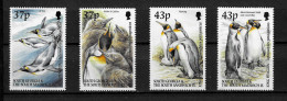 South Georgia 2000 MiNr. 319 - 322 Süd-Georgien Birds King Penguin (Aptenodytes Patagonicus) 4v MNH** 25,00 € - Pinguïns & Vetganzen