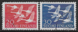 Finlandia Finland Suomi 1956 Northern Day Mi N.465-466 Complete Set US - Usati