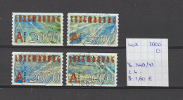 (TJ) Luxembourg 2000 - YT 1440/43 (gest./obl./used) - Used Stamps