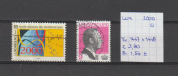 (TJ) Luxembourg 2000 - YT 1447 + 1448 (gest./obl./used) - Gebraucht