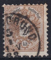 AUSTRIA 1882 - Canceled - ANK 44E Lz 10 1/2 - Used Stamps