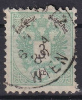 AUSTRIA 1882 - Canceled - ANK 45E Lz 10 1/2 - Used Stamps