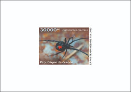 GUINEA 2023 - DELUXE PROOF - TOXIC SPECIES - SPIDERS SPIDER BLACK WIDOW - Spinnen