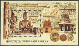 India Krishnadevaraya 2010 Miniature Sheet Mint Good Condition Back Side Also (pms92) - Neufs