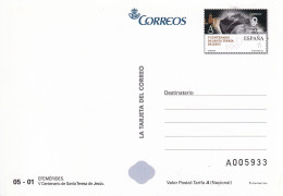 TARJETA DEL CORREO  2015   SANTA TERESA DE JESUS - 1931-....