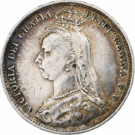 Grande-Bretagne, Victoria, 6 Pence, 1891, Argent, TTB, KM:760 - H. 6 Pence