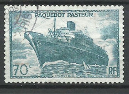 France N°502b  Paquebot Pasteur  Sans Surcharge  FAUX   Oblitéré     B/T B     Voir Scans    Soldes ! ! ! - Usados