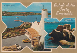 Cartolina Costa Smeralda ( Olbia ) - Saluti Con Vedutine - Olbia