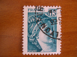 France Obl   Marianne N° 1966 Cachet Rond Noir - 1977-1981 Sabine Van Gandon