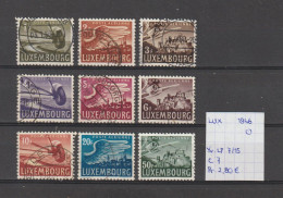 (TJ) Luxembourg 1946 - YT LP. 7/15 (gest./obl./used) - Used Stamps