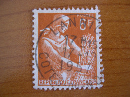 France Obl   Marianne N° 1115 Cachet Rond Noir - 1957-1959 Oogst