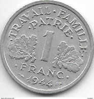 France 1 Franc 1944 C  Km 902.3  Xf - 1 Franc