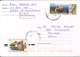 Russia Cover Sent To Denmark 4-5-2003 ?? Topic Stamps Incl Europa CEPT 2001 - Covers & Documents