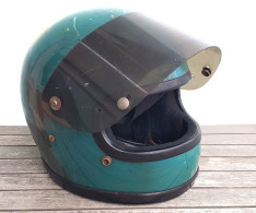 Casco Integrale Vintage Boeri Mod. Indy Primi Anni '70 Tg. XL Personalizzato Vespa - Motorräder