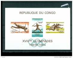 Congo 1964 Olympia Block 5   Postfrisch ** MNH #866 - Unused Stamps