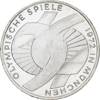 République Fédérale Allemande, 10 Mark, 1972, Karlsruhe, Argent, SUP+, KM:131 - Gedenkmünzen