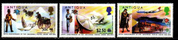 Antigua 1975 - Mi.Nr. 355 - 357 - Postfrisch MNH - UPU - 1960-1981 Autonomie Interne