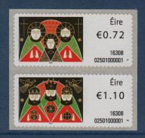 EIRE Ireland Irlande, **, Yv D  , Mi ATM 81, 82, S M 77, 78, Noël 2016, - Neufs