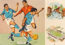 Sweden 1958 Card: Football Fussball Soccer Calcio; FIFA WC 1958 Sweden; France - Yugoslavia Match - 1958 – Zweden