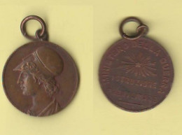 Medaglia Ministero Guerra Istruzioni Premilitari Bronzo Inizio '900 Italy Medal Italie - Monarchia/ Nobiltà