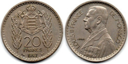 MA 29870  / Monaco 20 Francs 1947 SUP - 1922-1949 Luigi II