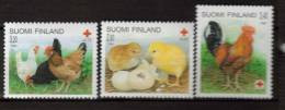 Finlande 1996 N°1300/02 Neufs Croix Rouge Avec Poules - Neufs