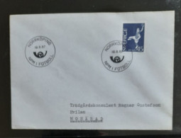 SUEDE SWEDEN SVERIGE FDC  1987 NORRKOPING  FOOTBALL FUSSBALL SOCCER CALCIO FOOT FUTBOL VOETBAL FUTEBOL - Briefe U. Dokumente